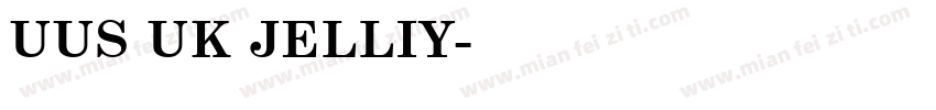 UUS UK JELLIY字体转换